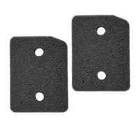 Lot de 2 filtres en mousse pour pompe à chaleur de sèche-linge Miele T1 Selection, compatibles avec la série Tea TMB TMC TDB TKB, éponge noire, 207 x 157 mm