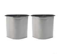 Lot de 2 filtres en tissu pour ProTeam 834072 - Pièce de rechange lavable pour aspirateurs à dos Coach Pro 6 et GoFit 6 - Sac à poussière triangulaire de 6 l
