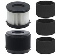 Lot De 2 Filtres Et Lot De 4 Filtres En Mousse, Compatibles Avec Les Filtres LITE, 49-90-0160, 49-90-1951 For Aspirateur Compact 0882-20 M18