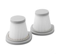 Lot de 2 filtres filaires lavables pour aspirateur, pièce de rechange avec filtration efficace de la poussière fine, facile à nettoyer sous l'eau courante, compatible avec (2 pièces)