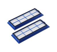 Lot de 2 filtres fins de rechange pour aspirateur robot MEDION pour x40 SW (MD 20040), lavables et réutilisables, poussière et filtration de qualité HEPA