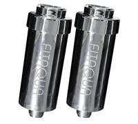 Lot de 2 filtres Fit-Aqua anti-calcaires pour la douche - Référence : AWF-SWR-P-ANM-M - Chromés - Contre le calcaire et le chlore