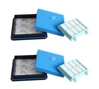 Lot de 2 filtres for aspirateurs Philips PowerPro Compact FC9331, FC9332 et FC8010