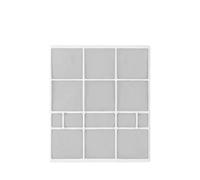 Lot De 2 Filtres For Climatiseur (25 X 30,2 Cm, 30 X 35 Cm, 27,6 X 30,3 Cm, 34 X 38 Cm), Compatibles Avec Kelon, Hisense, Whirlpool 1-2 HP, Pièces De Filtre Anti-poussière, Pièces De Climatisation(G)