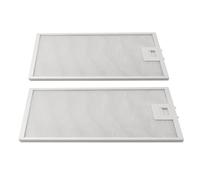 Lot de 2 filtres for hotte aspirante, 350 x 285 x 9 mm, en alliage d'aluminium, compatibles avec les principales marques de hottes aspirantes.