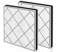 Lot de 2 filtres HE400 de rechange pour purificateur d'air Shark 4 ventilateurs, compatibles avec les modèles d'air Shark HE400 HE401 HE402 HE405, filtre HEPA True H13, pièce de rechange # HE4FKPET,