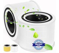 Lot de 2 filtres HEPA Core 200S de rechange compatibles avec le purificateur d'air LEVOIT Core 200S, filtre à air 200S Premium pour animaux domestiques, filtres 200S remplace le filtre purificateur