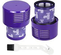 Lot de 2 filtres HEPA de rechange pour aspirateur Dyson Cyclone V10 Animal V10 Absolute SV12 V10 Total Clean sans fil numéro de pièce 969082-01