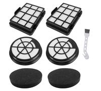Lot de 2 filtres HEPA de rechange pour Bosch BZ152EF série 2, 2 filtres HEPA + 2 filtres d'échappement pour aspirateur Bosch BGC05A220A, BGC05A320, BGC05A322, BGC05AAA1