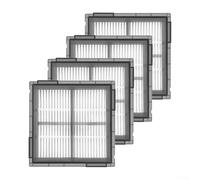 Lot de 2 filtres Hepa de rechange pour Roborock Q10 S5/S5/VF/VF/V/X-5/X-5/P/P/PF/PF) Q8/Q8/Q8 Max Pro/Pro - Lot de 2 ou 4 boîtiers ABS avec véritable tissu HEPA