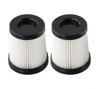 Lot de 2 filtres HEPA lavables pour aspirateur filaire Black Decker BDSV2-BLK PowerSeries+, écran collecteur de poussière réutilisable pour réduire les poils d'animaux et la fumée, accessoire de