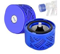 Lot de 2 filtres HEPA post-moteur de rechange pour Dyson V6 DC58 DC59 DC62 DC72 DC74 SV09 SV08 SV07 SV06 SV05 SV04 SV03 Absolute Animal Motorhead Filtre pour aspirateur V6 pièce # 966741-01