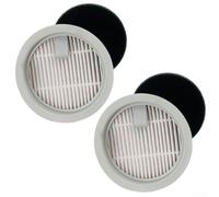 Lot de 2 filtres HEPA pour aspirateur TROUVER Solo 10/Power 11 Pro 11 12 12 Pro 1 ou 2 paquets, ABS et pour tissu filtrant HEPA, efficace (lot de 2)