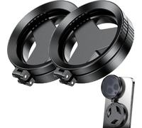 Lot de 2 filtres magnétiques CPL et étoile 2 en 1, kit de filtre universel pour appareil photo de téléphone avec support magnétique, filtres HD multi-couches pour la plupart des téléphones