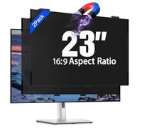 Lot de 2 filtres magnétiques de confidentialité pour écran d'ordinateur de 58,4 cm, rapport d'aspect 16:9, écran de confidentialité à suspendre, filtre anti-lumière bleue, protecteur anti-reflet