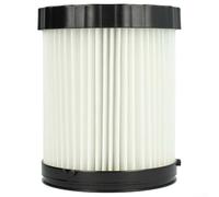 Lot de 2 filtres plissés compatibles pour aspirateur Bosch GAS 18 V-10 L, système de filtration HEPA efficace