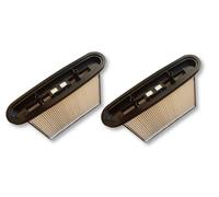 Lot de 2 filtres plissés en polyester lavables Kallefornia K749 Convient pour Starmix ISC L - 1625 / Top/Premium