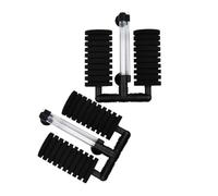 Lot de 2 filtres pour aquarium, étang, crevettes, fonction de nettoyage, éponge silencieuse, filtre à eau pour grands aquariums