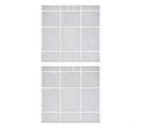 Lot de 2 filtres pour climatiseur compatibles avec l'unité intérieure en maille pour soutenir l'air plus propre et la longévité du système (32,2 x 31 cm)