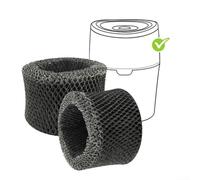 Lot de 2 filtres pour humidificateur HU4102/FY2401 HU4801/4802 en pâte de bois pour modèles HU4102, FY2401, HU4801, 4802, 4803, 4813 et 4811