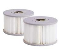 Lot de 2 filtres pour spa Mspa PADDINGTON CONCEPT USINE Blanc G