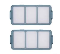 Lot de 2 filtres principaux et brosse pour aspirateur Eufy RoboVac 11S/15C/30C/12C