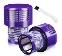 Lot de 2 filtres V10 de rechange pour aspirateur Dyson V10 Cyclone Series V10 Absolute V10 Animal V10 Total Clean V10 Motorhead Origin SV12