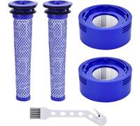 Lot de 2 filtres V8 HEPA post-moteur et pré-filtre pour aspirateur Dyson V8 V7 Animal Absolute Batterie Motorhead Pièces de rechange Kit d'accessoires #965661-01&967478-01