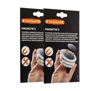 Lot de 2 fixations aimantées pour détecteur de fumée EVACUATE