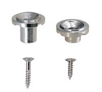 Lot de 2 fixations de cordes rondes à fente vintage avec vis pour guitare électrique Accessoires de guitare électrique Pièces et accessoires de fixation