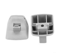 Lot de 2 fixations de pare-soleil en plastique compatibles avec Ford Focus de 2000 à 2004