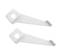 Lot de 2 fixations de plafond pour rail de rideau IKEA VIDGA à 3 voies - Pièce de rechange - Support de plafond - Montage au plafond