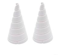 Lot de 2 fixations en fil de cuivre en forme de cône pour le jardinage et la fabrication de bobines électriques fabriquées à partir de polypropylène pour une durabilité accrue (2 grands)