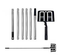 Lot de 2 fixations rotatives pour peinture en acier inoxydable compatibles avec les boucliers en carton, plastique et métal jusqu'à 5 mm