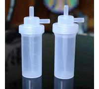 Lot de 2 flacons à bulles d' en polyéthylène for la recherche en laboratoire - 75 ml, 100 ml, 250 ml et 500 ml au choix(75ml polyethylene bottle)