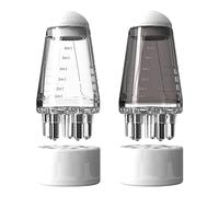 Lot de 2 flacons applicateurs d'huile capillaire, flacon applicateur d'huile pour cheveux, flacon applicateur de peigne à racines, brosse de massage du cuir chevelu, pour la croissance des cheveux