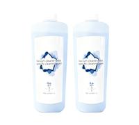 Lot de 2 flacons de solution nettoyante for robots laveurs de sols, 1 L, compatible avec les modèles ECOVACS Deebot T20, T10, X1 OMNI/TURBO et N9+, for le nettoyage des parquets et carrelages