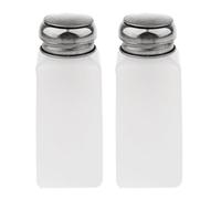 Lot de 2 flacons vides en acier inoxydable pour réservoir d'alcool liquide 250 ml