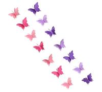 Lot De 2 Fleurs En Papier Papillon, Décorations À Suspendre, Décorations Créatives, Décoration De Chambre, Accessoires De Décoration De Fête, Convient Pour Les Mariages, Fêtes, Écoles.