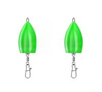 Lot de 2 flotteurs contrôleurs de pêche à la carpe pour lancer à distance et flotter sur le dessus, adaptés pour la pêche à la carpe et à la truite (4,1 g)