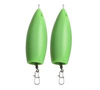 Lot de 2 flotteurs de pêche à la carpe avec contrôle de distance et flotteur supérieur pour pêche à la carpe et à la truite (7,5 g)