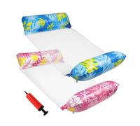Lot de 2 flotteurs de piscine gonflables multifonctionnels épaissis pour lacs, mers, rivières, étangs, eau, intérieur, extérieur, extérieur et camping