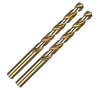 Lot de 2 forets en cobalt M35 HSS pour métal dur, acier inoxydable, 11 mm