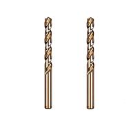 Lot de 2 forets hélicobalt M35 HSS Cobalt Jobber Twist spiralés - Pour perçage sur carbure, acier inoxydable, métal (9,5 mm)