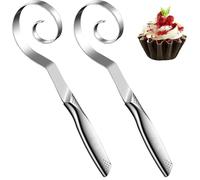 Lot de 2 fouets danois sans couture en acier inoxydable pour pain au levain, pizza, pâtisserie et pâte à gâteau, facile à nettoyer, passe au lave-vaisselle