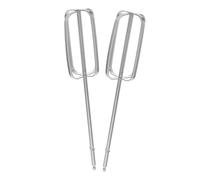 Lot de 2 Fouets de Batteur à Main en Acier Inoxydable 304 | Remplacement Compatible Hm-70 et Hm-50bk, 12 Fils et 4 Pales, Nettoyage Facile, Argenté