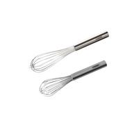 Lot de 2 fouets de cuisine ou de pâtisserie en inox 25 cm et 30 cm Pâtisserie FM Professional