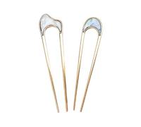 Lot de 2 fourchettes à cheveux légères faites à la main pour les mariages et les fêtes
