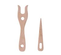 Lot de 2 fourchettes à tricoter pour enfants, aiguilles à tricoter pour enfants, kit de tricot pour débutants, outils de tricot, le cadeau parfait pour les mères et les enfants qui aiment