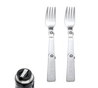 Lot de 2 fourchettes de rechange pour bocal alimentaire THERMOS FUNTAINER de 473,6 g, fourchettes pliables multifonctionnelles de rechange, fourchettes pliantes portables, passent au lave-vaisselle,